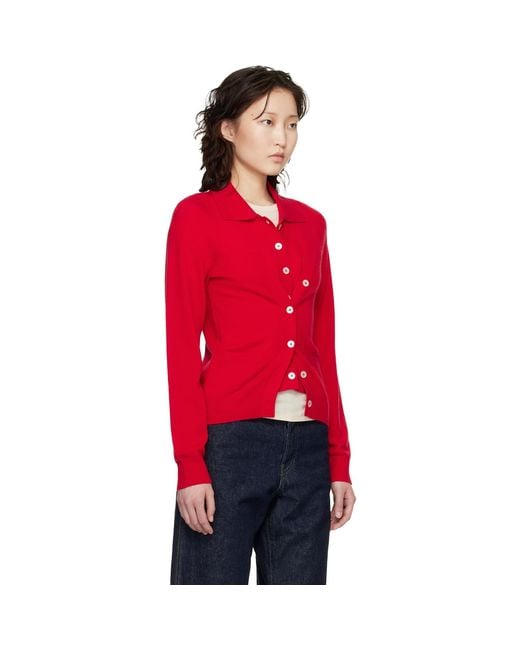 B.B. Wallace Red Kruger Cardigan