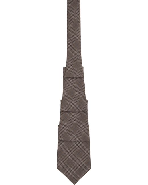 Our Legacy Black Pleated Tie for men