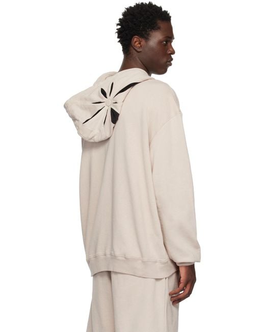 Kusikohc Natural Origami Hoodie for men
