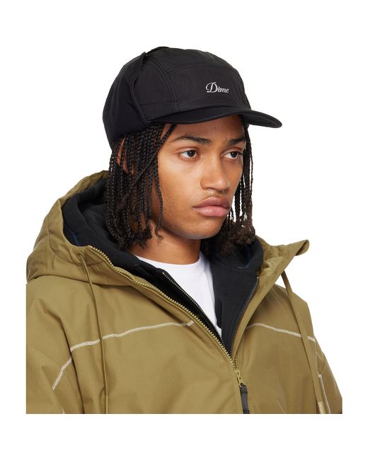 Dime Green Cursive Earflap Cap for men