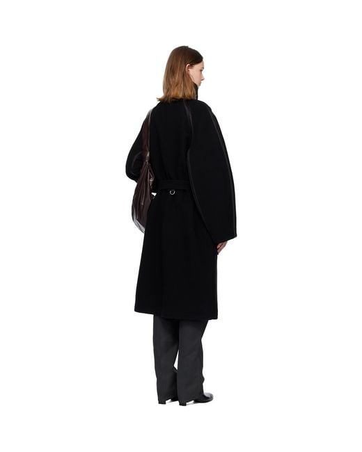Lemaire Black Duffle Coat