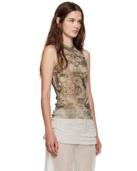 Jean Paul Gaultier Multicolor 'The Médaillon' Tank Top