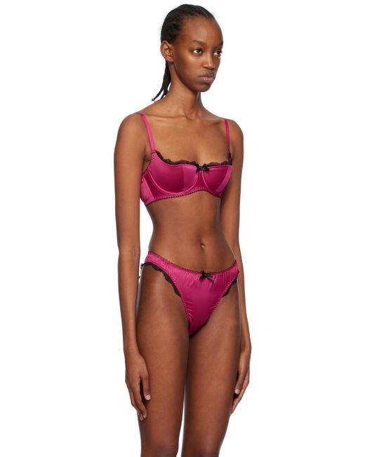 Agent Provocateur Red Pink Sloane Bra