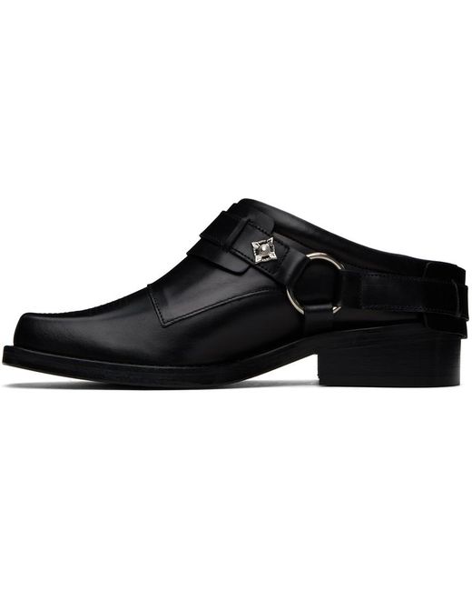 Toga Black Ssense Exclusive Hard Loafers