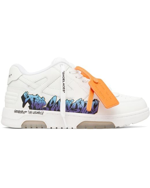 Off-White c/o Virgil Abloh Black Out Of Office For Walking Artwork Sneakers for men