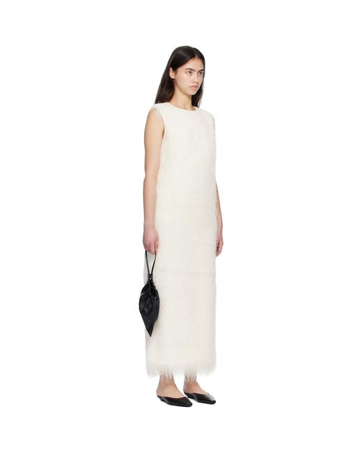 Loulou de Saison Black Tiwa Fringed Maxi Dress