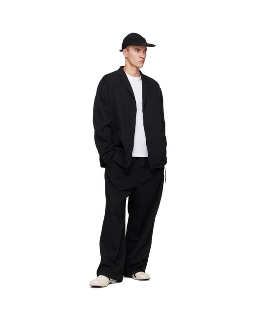 Comme des Garçons Black Polyester Serge Blazer for men