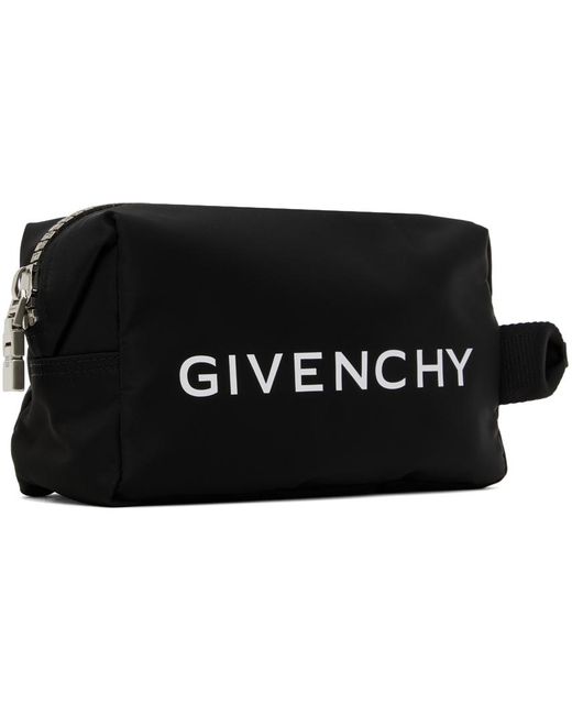 Givenchy Black G-zip Pouch for men