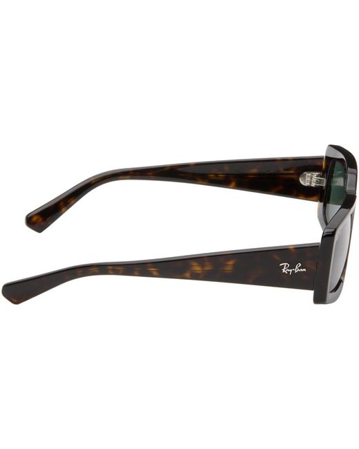 メンズ Ray-Ban ブラウン バイオベース Kiliane サングラス