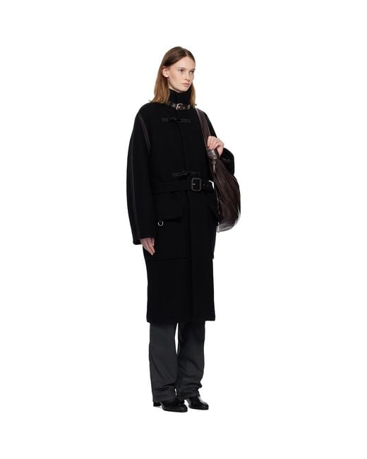 Lemaire Black Duffle Coat