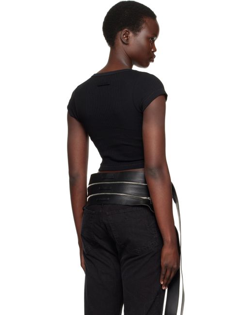 Jean Paul Gaultier ブラック The Patch Tシャツ Black