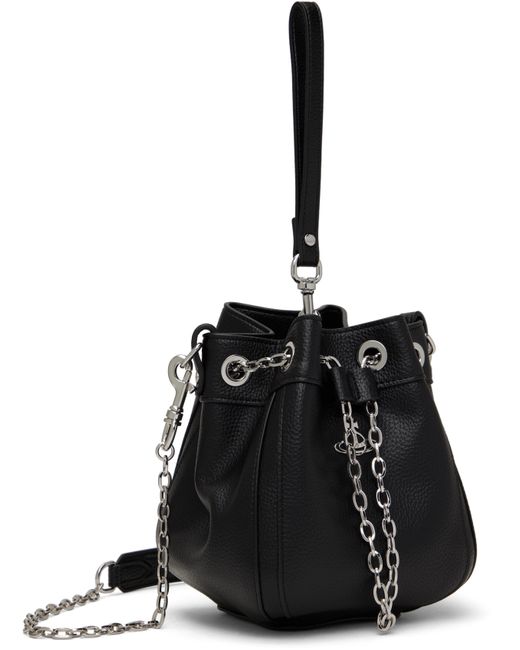 Vivienne Westwood ブラック スモール Chrissy バケットバッグ Black