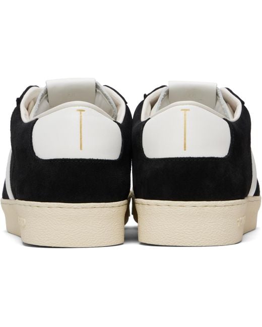 Tom Ford Black Suede Blake Sneakers for men
