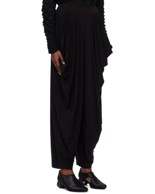 Issey Miyake Black Drape Lounge Pants