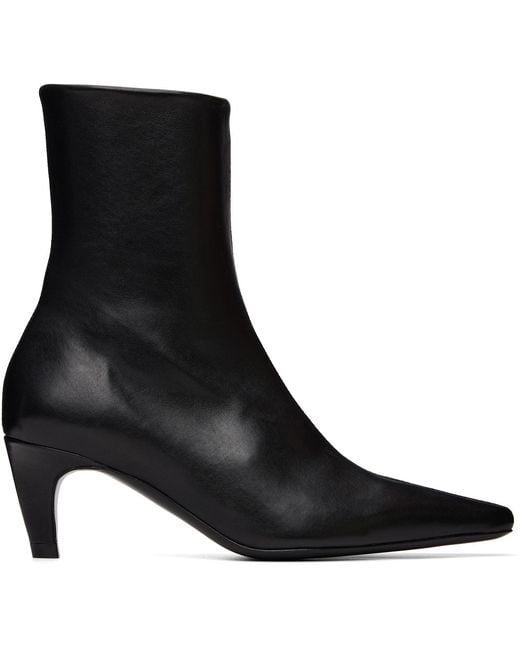 Jude Black Cave Ankle Boots