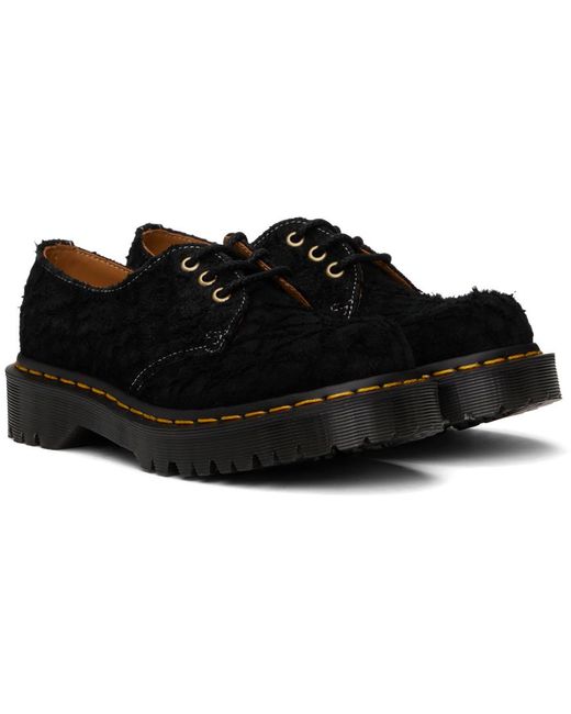 Chaussures oxford 1461 noires en suède à semelle bex Dr. Martens en coloris Black