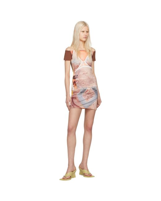 Elliss Black Ssense Exclusive Reach Miniskirt