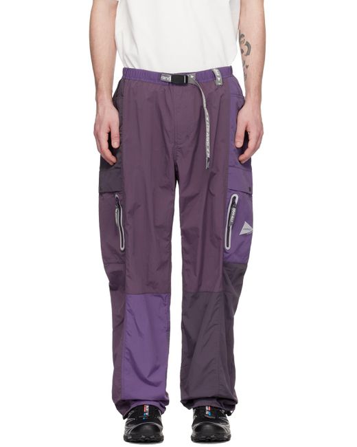 Pantalon cargo mauve édition gramicci And Wander pour homme en coloris Purple