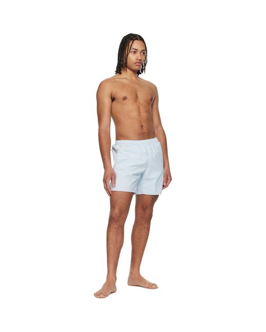 Boss Blue Logo Swim Shorts for men