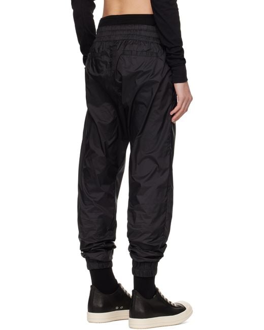 Rick Owens ブラック Championエディション Joggers スウェットパンツ Black