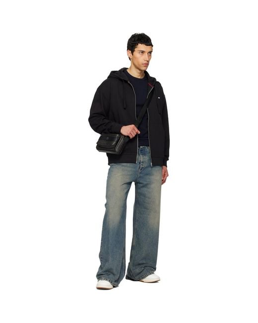 HUGO Black Logo Hardware Bag for men