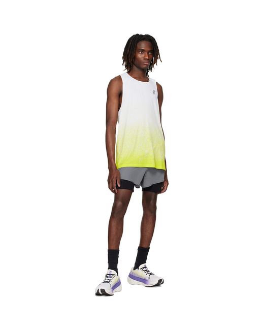 On Shoes Multicolor Zero Singlet Running Top for men