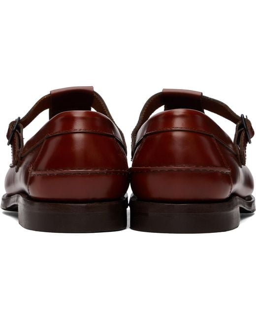 Hereu Brown Alber Loafers for men
