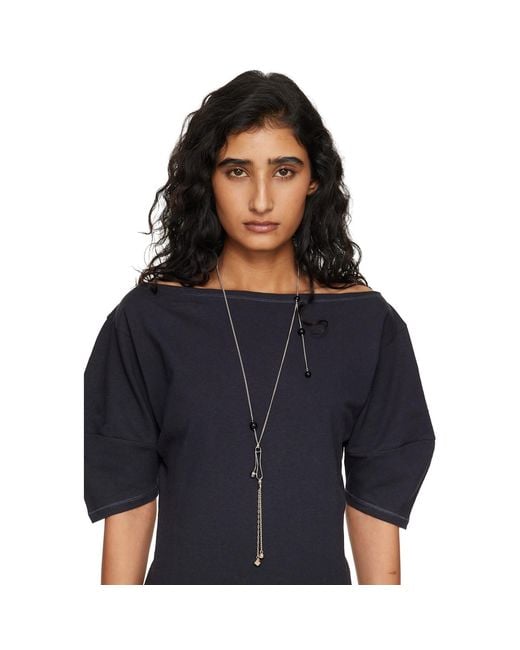 Lemaire Black Thistle Necklace