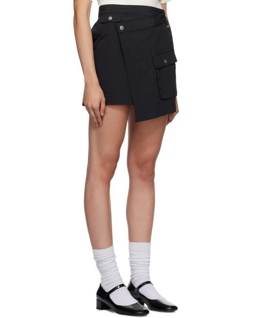 Ksubi Black Tactic Miniskirt