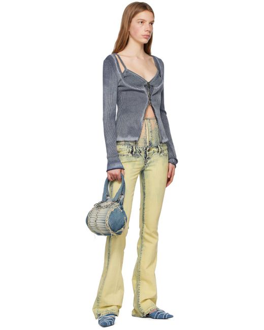 DIESEL ブルー 1969 D-ebbey ジーンズ Yellow