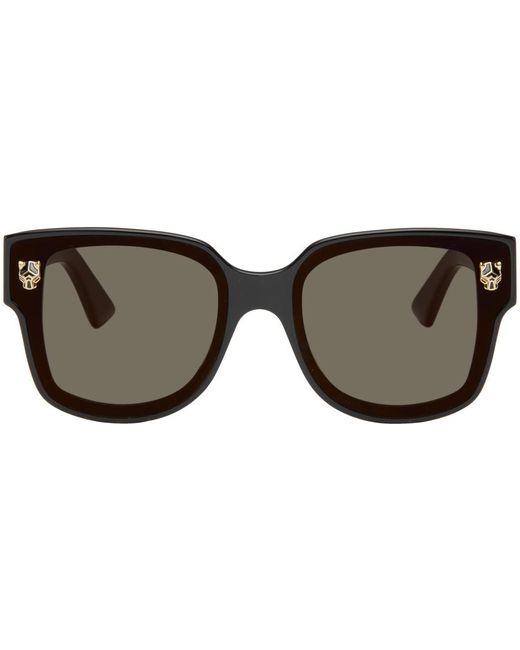 Cartier Black Panthère Sunglasses