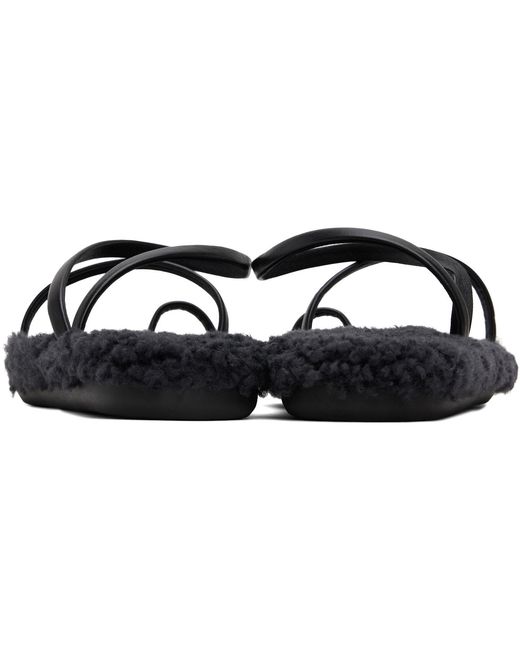 Ancient Greek Sandals Black Eleftheria Sandals