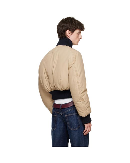 Jean Paul Gaultier Blue 'The Bomber' Jacket for men