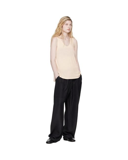 Studio Nicholson Black Capel Twill Trousers