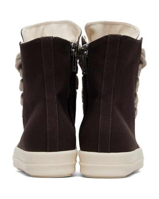 Rick Owens Black Tower Jumbolace Sneaks Sneakers for men