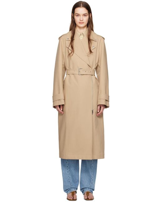 Trench à revers tailleur Totême  en coloris Black