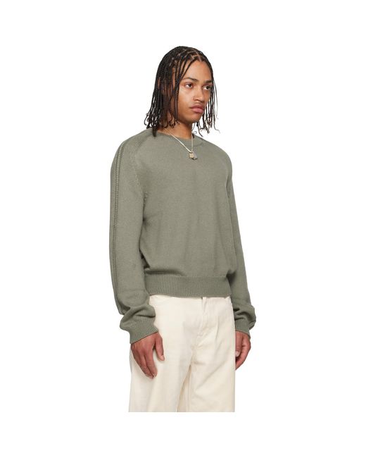 Our Legacy Green True Roundneck Sweater for men