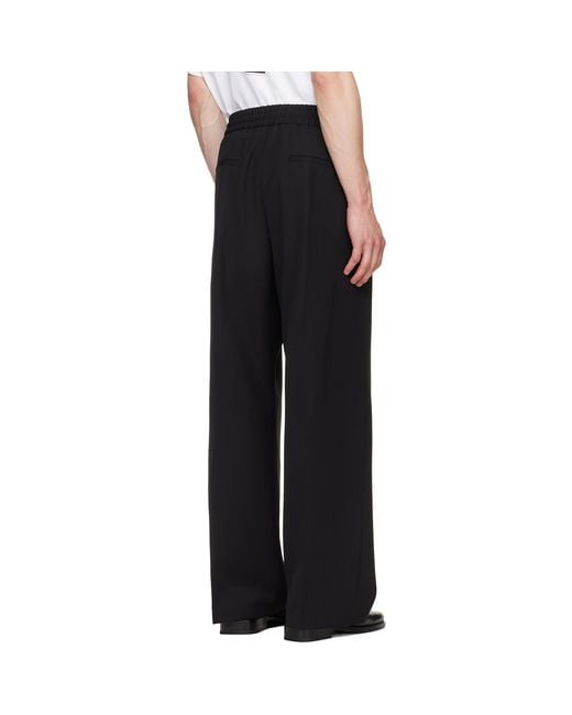 Helmut Lang Black Wardrobe Pull-On Trousers for men