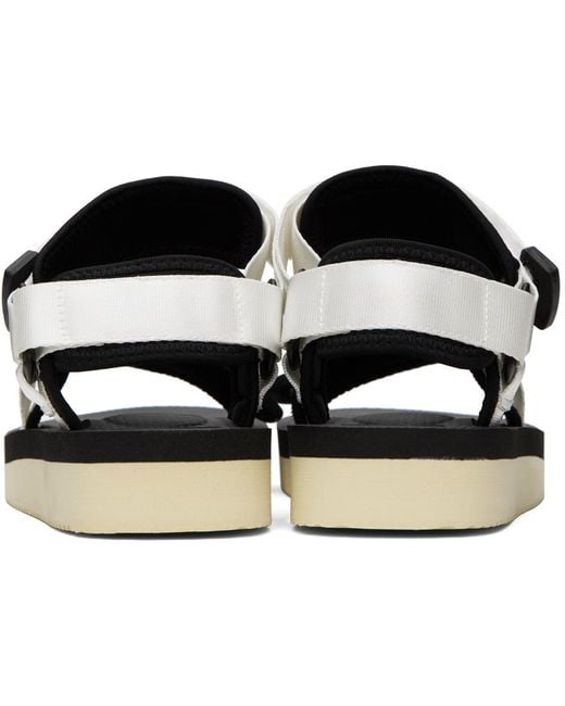 Suicoke Black Depa-v2 Sandals for men