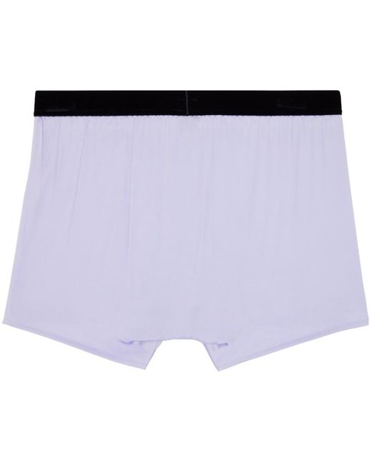 Tom Ford Black Purple Patch Boxers for men