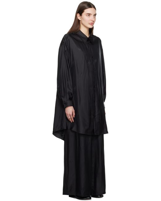 Robe noire à boutons MM6 by Maison Martin Margiela en coloris Black