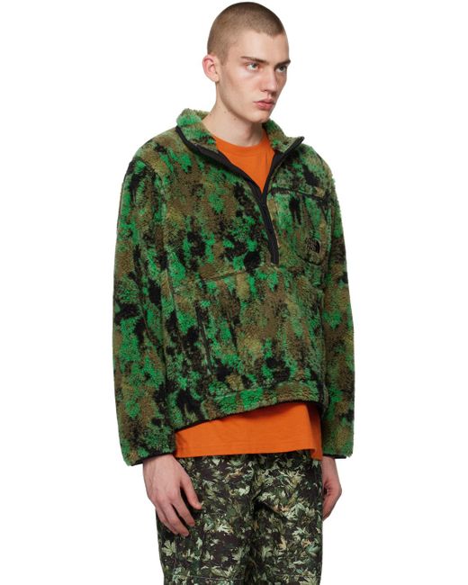 The North Face Green Extreme Pile Sweater for men