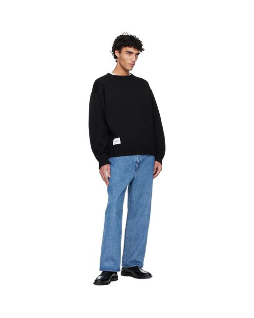 (w)taps Black Afa Crewneck for men