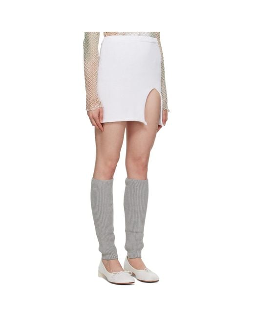 OPEN YY Multicolor Vented Miniskirt