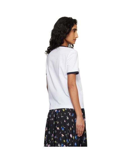 Marni Black Flock Print Jersey T-Shirt