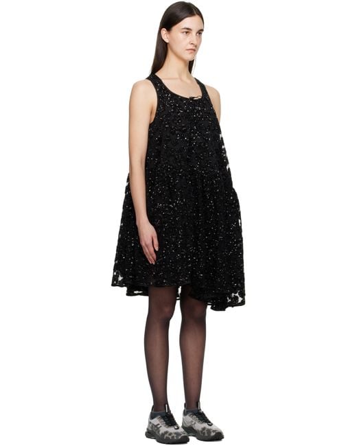 CECILIE BAHNSEN Black Azelia Minidress