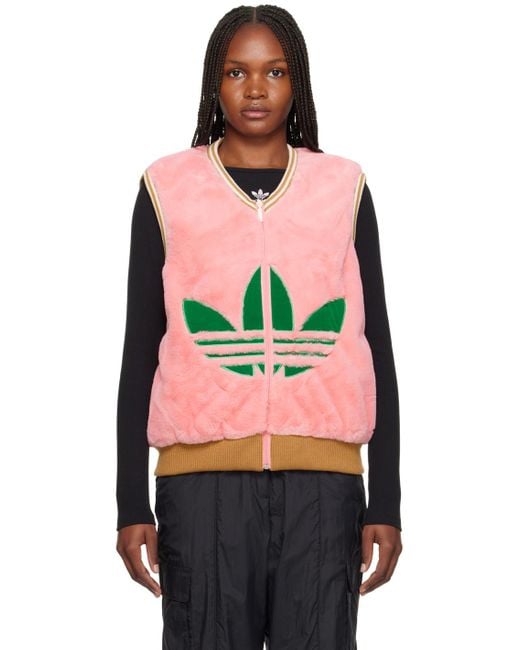 Adidas Originals Black Pink Heritage Now Vest