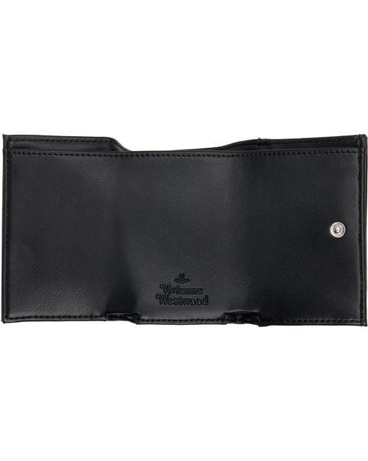 Vivienne Westwood Black Envelope Billfold Wallet for men
