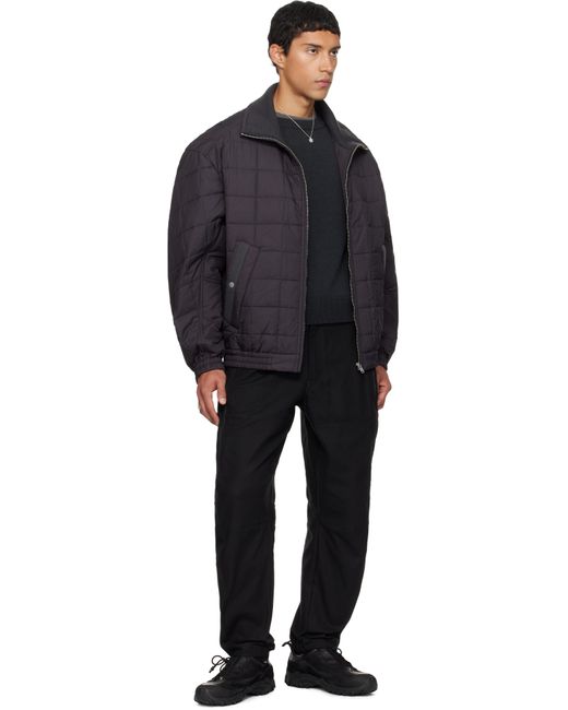 Mordecai Black Zipper Trousers for men