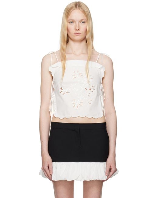 THE GARMENT Kirsten Tie Top in Black | Lyst Canada